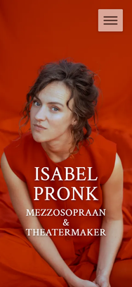 Isabel Pronk, Mezzosopraan & Theatermaker mobile